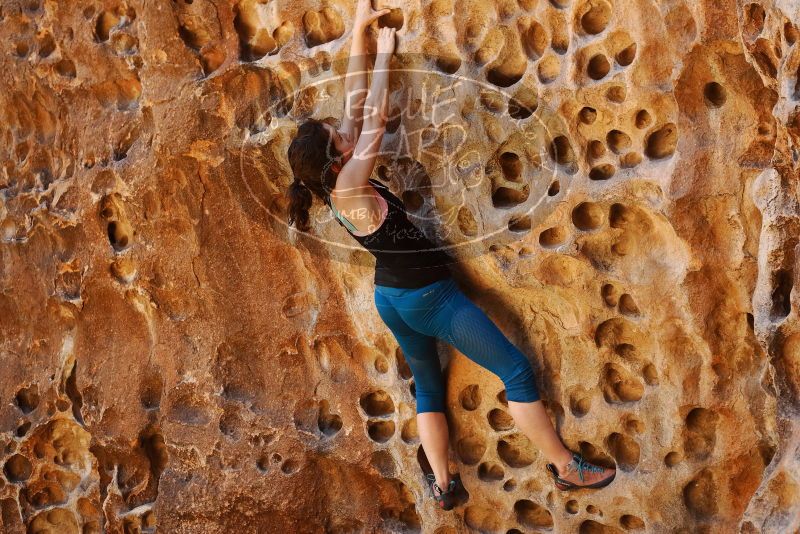 Bouldering in Hueco Tanks on 06/23/2019 with Blue Lizard Climbing and Yoga
Filename: SRM_20190623_1301260.jpg
Aperture: f/4.0
Shutter Speed: 1/160
Body: Canon EOS-1D Mark II
Lens: Canon EF 50mm f/1.8 II