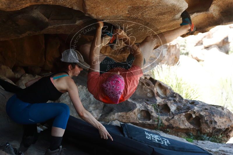Bouldering in Hueco Tanks on 06/23/2019 with Blue Lizard Climbing and Yoga
Filename: SRM_20190623_1457340.jpg
Aperture: f/4.0
Shutter Speed: 1/500
Body: Canon EOS-1D Mark II
Lens: Canon EF 50mm f/1.8 II