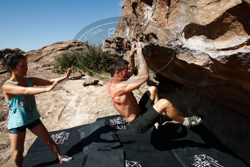 Bouldering in Hueco Tanks on 06/28/2019 with Blue Lizard Climbing and Yoga
Filename: SRM_20190628_0945160.jpg
Aperture: f/5.6
Shutter Speed: 1/640
Body: Canon EOS-1D Mark II
Lens: Canon EF 16-35mm f/2.8 L