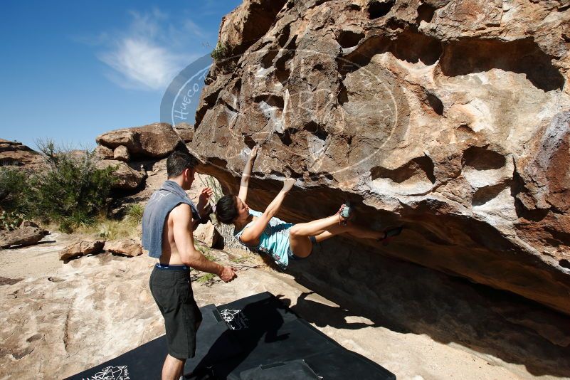 Bouldering in Hueco Tanks on 06/28/2019 with Blue Lizard Climbing and Yoga

Filename: SRM_20190628_0949120.jpg
Aperture: f/5.6
Shutter Speed: 1/640
Body: Canon EOS-1D Mark II
Lens: Canon EF 16-35mm f/2.8 L