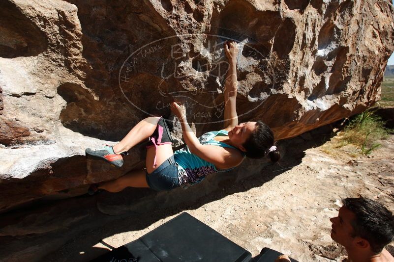 Bouldering in Hueco Tanks on 06/28/2019 with Blue Lizard Climbing and Yoga
Filename: SRM_20190628_1000250.jpg
Aperture: f/6.3
Shutter Speed: 1/400
Body: Canon EOS-1D Mark II
Lens: Canon EF 16-35mm f/2.8 L