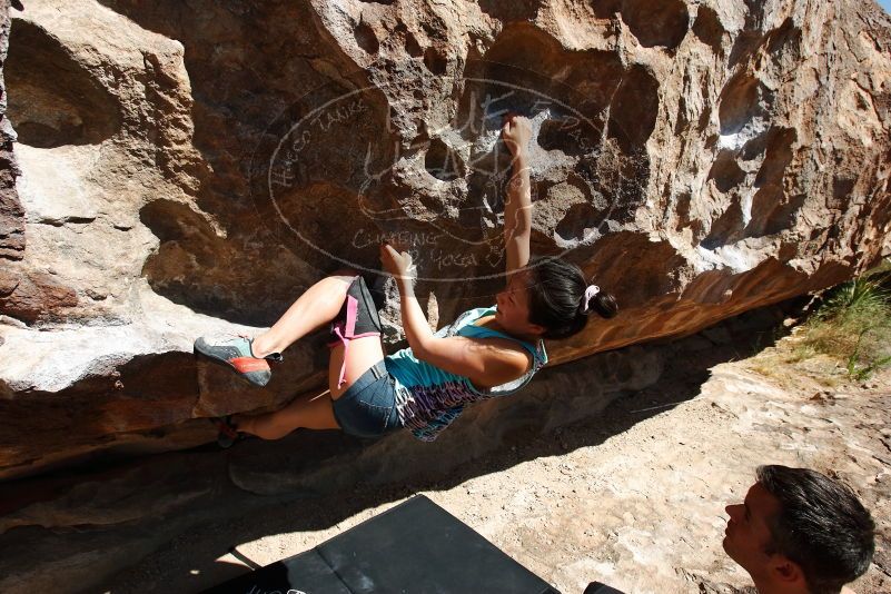 Bouldering in Hueco Tanks on 06/28/2019 with Blue Lizard Climbing and Yoga
Filename: SRM_20190628_1000251.jpg
Aperture: f/6.3
Shutter Speed: 1/320
Body: Canon EOS-1D Mark II
Lens: Canon EF 16-35mm f/2.8 L