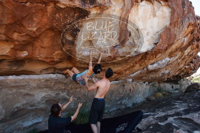 Bouldering in Hueco Tanks on 06/28/2019 with Blue Lizard Climbing and Yoga
Filename: SRM_20190628_1030070.jpg
Aperture: f/5.6
Shutter Speed: 1/400
Body: Canon EOS-1D Mark II
Lens: Canon EF 16-35mm f/2.8 L