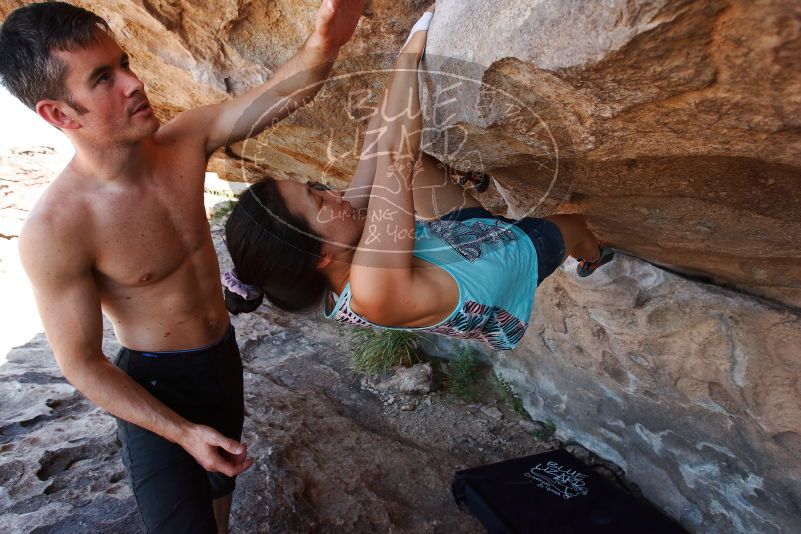 Bouldering in Hueco Tanks on 06/28/2019 with Blue Lizard Climbing and Yoga
Filename: SRM_20190628_1159460.jpg
Aperture: f/5.6
Shutter Speed: 1/320
Body: Canon EOS-1D Mark II
Lens: Canon EF 16-35mm f/2.8 L
