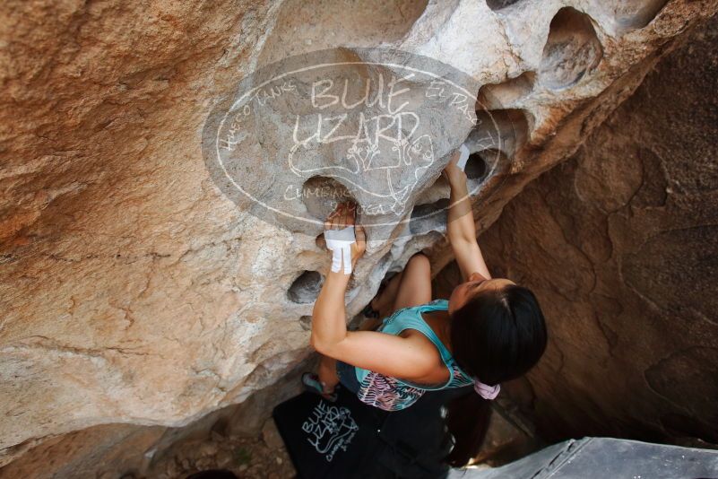 Bouldering in Hueco Tanks on 06/28/2019 with Blue Lizard Climbing and Yoga

Filename: SRM_20190628_1459460.jpg
Aperture: f/5.6
Shutter Speed: 1/400
Body: Canon EOS-1D Mark II
Lens: Canon EF 16-35mm f/2.8 L