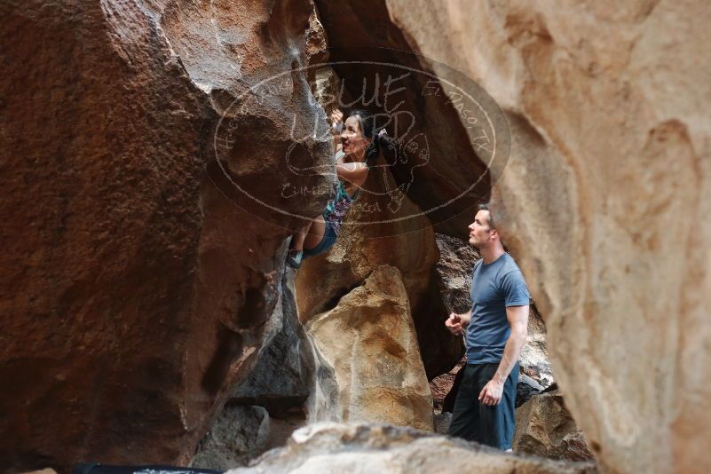 Bouldering in Hueco Tanks on 06/28/2019 with Blue Lizard Climbing and Yoga

Filename: SRM_20190628_1644360.jpg
Aperture: f/3.2
Shutter Speed: 1/125
Body: Canon EOS-1D Mark II
Lens: Canon EF 50mm f/1.8 II