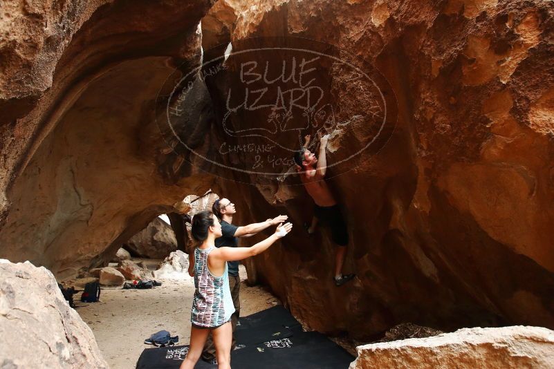 Bouldering in Hueco Tanks on 06/28/2019 with Blue Lizard Climbing and Yoga
Filename: SRM_20190628_1709230.jpg
Aperture: f/5.0
Shutter Speed: 1/200
Body: Canon EOS-1D Mark II
Lens: Canon EF 16-35mm f/2.8 L