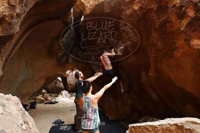Bouldering in Hueco Tanks on 06/28/2019 with Blue Lizard Climbing and Yoga
Filename: SRM_20190628_1713110.jpg
Aperture: f/5.0
Shutter Speed: 1/250
Body: Canon EOS-1D Mark II
Lens: Canon EF 16-35mm f/2.8 L