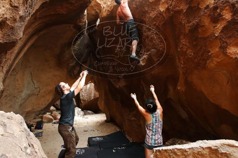Bouldering in Hueco Tanks on 06/28/2019 with Blue Lizard Climbing and Yoga
Filename: SRM_20190628_1722540.jpg
Aperture: f/5.0
Shutter Speed: 1/160
Body: Canon EOS-1D Mark II
Lens: Canon EF 16-35mm f/2.8 L
