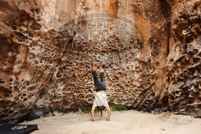 Bouldering in Hueco Tanks on 08/02/2019 with Blue Lizard Climbing and Yoga

Filename: SRM_20190802_1441530.jpg
Aperture: f/5.6
Shutter Speed: 1/100
Body: Canon EOS-1D Mark II
Lens: Canon EF 16-35mm f/2.8 L