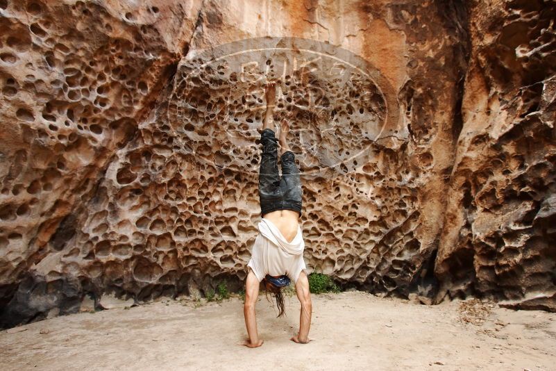 Bouldering in Hueco Tanks on 08/02/2019 with Blue Lizard Climbing and Yoga

Filename: SRM_20190802_1442110.jpg
Aperture: f/5.6
Shutter Speed: 1/100
Body: Canon EOS-1D Mark II
Lens: Canon EF 16-35mm f/2.8 L