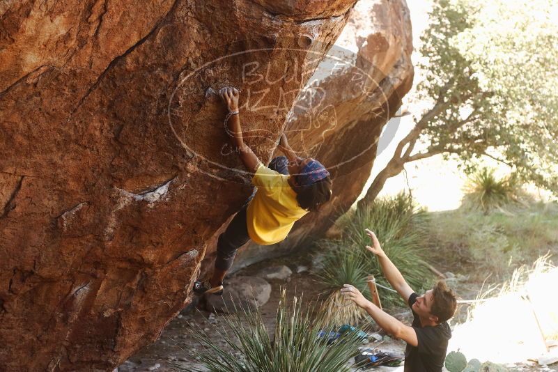 Bouldering in Hueco Tanks on 08/31/2019 with Blue Lizard Climbing and Yoga

Filename: SRM_20190831_1058420.jpg
Aperture: f/4.0
Shutter Speed: 1/200
Body: Canon EOS-1D Mark II
Lens: Canon EF 50mm f/1.8 II