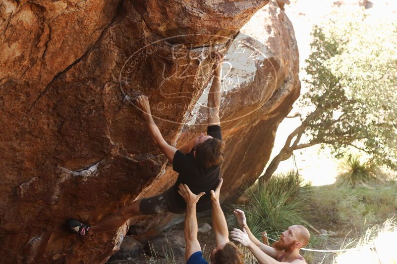 Bouldering in Hueco Tanks on 08/31/2019 with Blue Lizard Climbing and Yoga

Filename: SRM_20190831_1100590.jpg
Aperture: f/4.0
Shutter Speed: 1/250
Body: Canon EOS-1D Mark II
Lens: Canon EF 50mm f/1.8 II