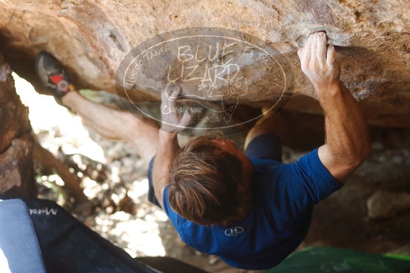 Bouldering in Hueco Tanks on 08/31/2019 with Blue Lizard Climbing and Yoga

Filename: SRM_20190831_1306160.jpg
Aperture: f/2.8
Shutter Speed: 1/500
Body: Canon EOS-1D Mark II
Lens: Canon EF 50mm f/1.8 II