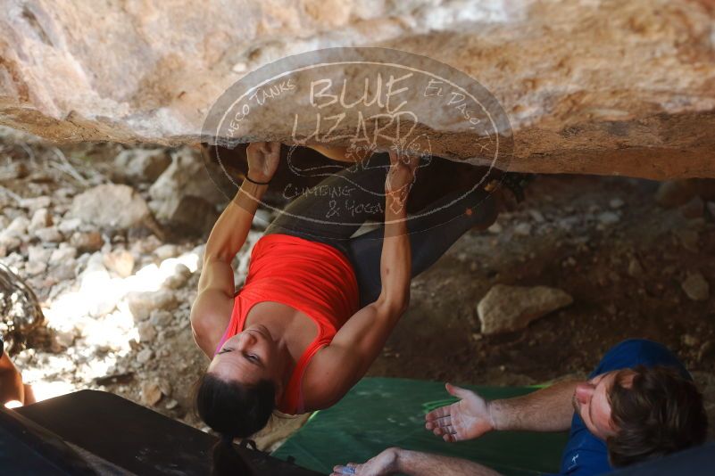 Bouldering in Hueco Tanks on 08/31/2019 with Blue Lizard Climbing and Yoga
Filename: SRM_20190831_1317060.jpg
Aperture: f/2.8
Shutter Speed: 1/250
Body: Canon EOS-1D Mark II
Lens: Canon EF 50mm f/1.8 II