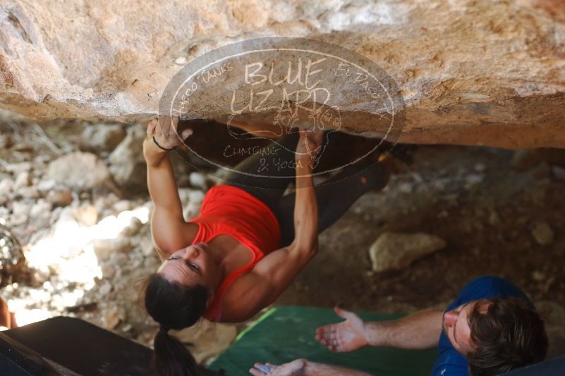 Bouldering in Hueco Tanks on 08/31/2019 with Blue Lizard Climbing and Yoga
Filename: SRM_20190831_1317070.jpg
Aperture: f/2.8
Shutter Speed: 1/250
Body: Canon EOS-1D Mark II
Lens: Canon EF 50mm f/1.8 II
