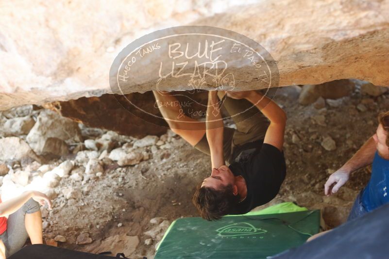 Bouldering in Hueco Tanks on 08/31/2019 with Blue Lizard Climbing and Yoga
Filename: SRM_20190831_1318250.jpg
Aperture: f/2.8
Shutter Speed: 1/125
Body: Canon EOS-1D Mark II
Lens: Canon EF 50mm f/1.8 II