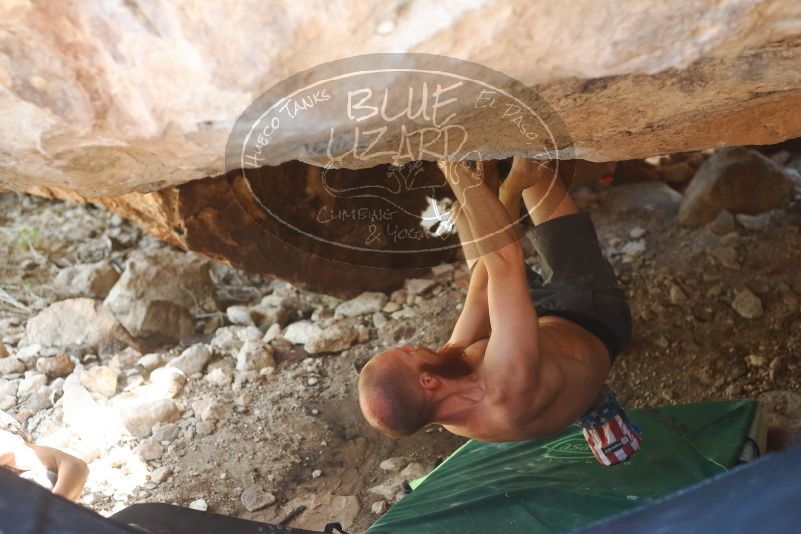Bouldering in Hueco Tanks on 08/31/2019 with Blue Lizard Climbing and Yoga

Filename: SRM_20190831_1327530.jpg
Aperture: f/2.8
Shutter Speed: 1/320
Body: Canon EOS-1D Mark II
Lens: Canon EF 50mm f/1.8 II