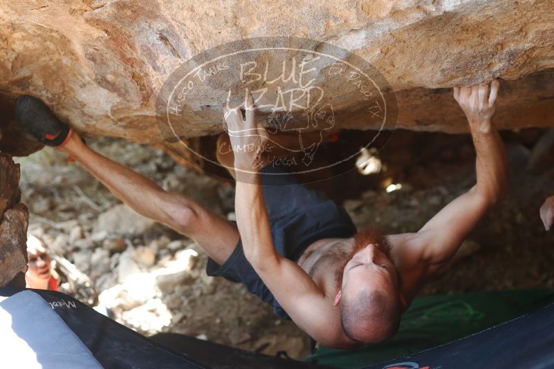 Bouldering in Hueco Tanks on 08/31/2019 with Blue Lizard Climbing and Yoga

Filename: SRM_20190831_1328111.jpg
Aperture: f/2.8
Shutter Speed: 1/640
Body: Canon EOS-1D Mark II
Lens: Canon EF 50mm f/1.8 II