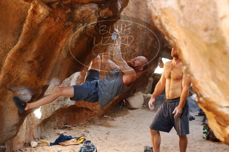Bouldering in Hueco Tanks on 08/31/2019 with Blue Lizard Climbing and Yoga

Filename: SRM_20190831_1637450.jpg
Aperture: f/2.8
Shutter Speed: 1/200
Body: Canon EOS-1D Mark II
Lens: Canon EF 50mm f/1.8 II