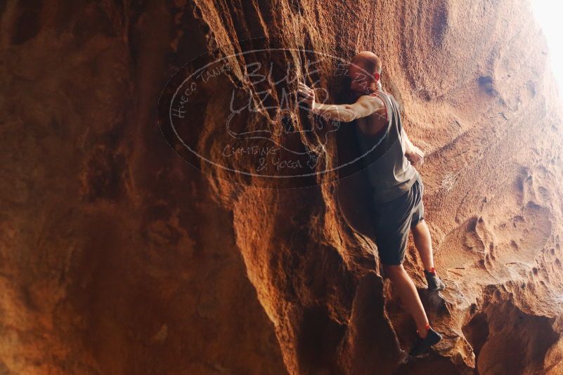 Bouldering in Hueco Tanks on 08/31/2019 with Blue Lizard Climbing and Yoga

Filename: SRM_20190831_1750360.jpg
Aperture: f/2.8
Shutter Speed: 1/200
Body: Canon EOS-1D Mark II
Lens: Canon EF 50mm f/1.8 II
