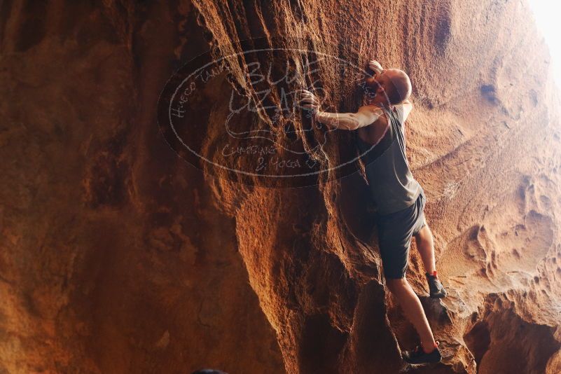 Bouldering in Hueco Tanks on 08/31/2019 with Blue Lizard Climbing and Yoga

Filename: SRM_20190831_1750400.jpg
Aperture: f/2.8
Shutter Speed: 1/200
Body: Canon EOS-1D Mark II
Lens: Canon EF 50mm f/1.8 II