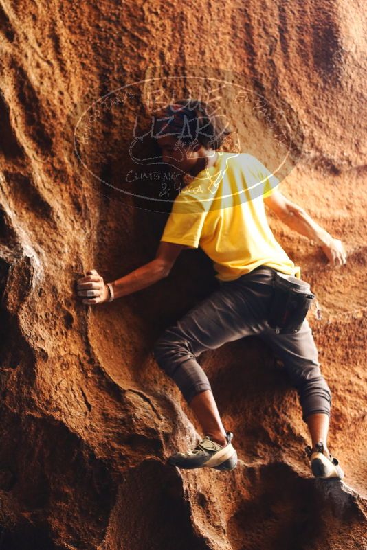 Bouldering in Hueco Tanks on 08/31/2019 with Blue Lizard Climbing and Yoga

Filename: SRM_20190831_1753050.jpg
Aperture: f/2.8
Shutter Speed: 1/125
Body: Canon EOS-1D Mark II
Lens: Canon EF 50mm f/1.8 II