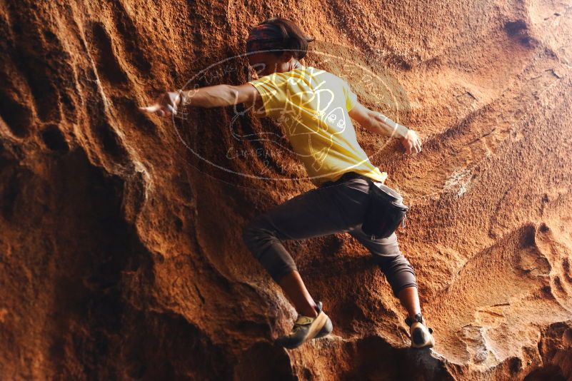 Bouldering in Hueco Tanks on 08/31/2019 with Blue Lizard Climbing and Yoga

Filename: SRM_20190831_1753140.jpg
Aperture: f/2.8
Shutter Speed: 1/160
Body: Canon EOS-1D Mark II
Lens: Canon EF 50mm f/1.8 II