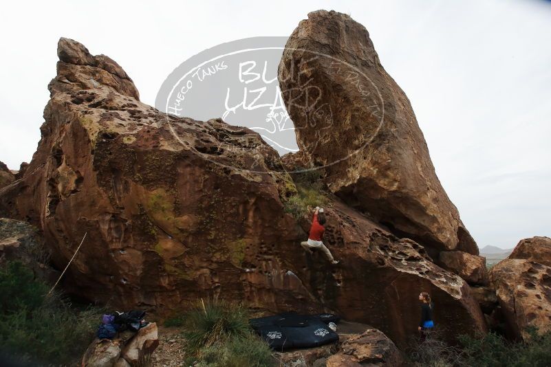 Bouldering in Hueco Tanks on 10/28/2019 with Blue Lizard Climbing and Yoga

Filename: SRM_20191028_0928120.jpg
Aperture: f/5.6
Shutter Speed: 1/640
Body: Canon EOS-1D Mark II
Lens: Canon EF 16-35mm f/2.8 L