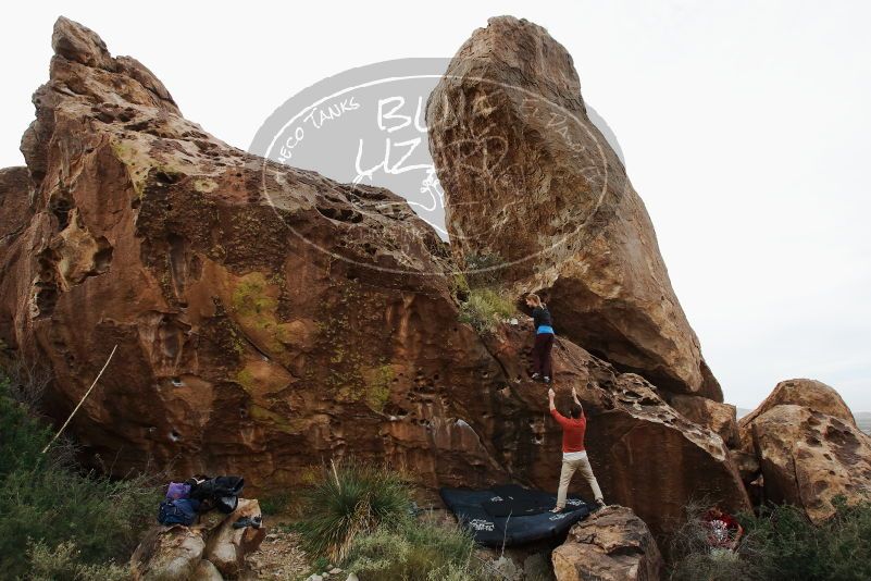 Bouldering in Hueco Tanks on 10/28/2019 with Blue Lizard Climbing and Yoga
Filename: SRM_20191028_0933040.jpg
Aperture: f/5.6
Shutter Speed: 1/320
Body: Canon EOS-1D Mark II
Lens: Canon EF 16-35mm f/2.8 L