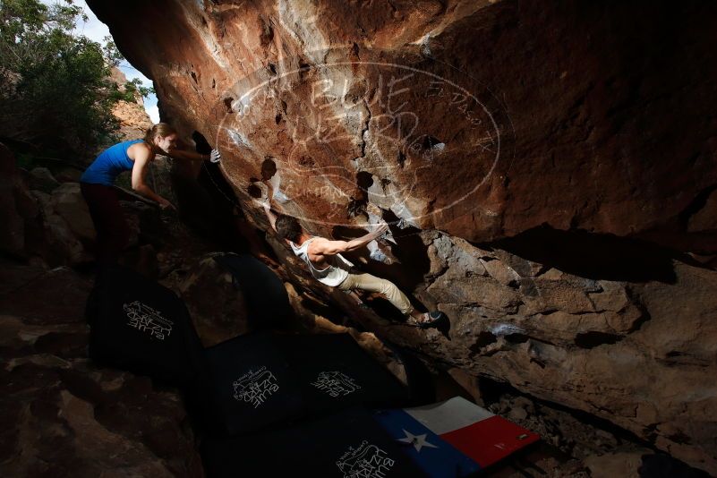 Bouldering in Hueco Tanks on 10/28/2019 with Blue Lizard Climbing and Yoga

Filename: SRM_20191028_1026550.jpg
Aperture: f/8.0
Shutter Speed: 1/250
Body: Canon EOS-1D Mark II
Lens: Canon EF 16-35mm f/2.8 L