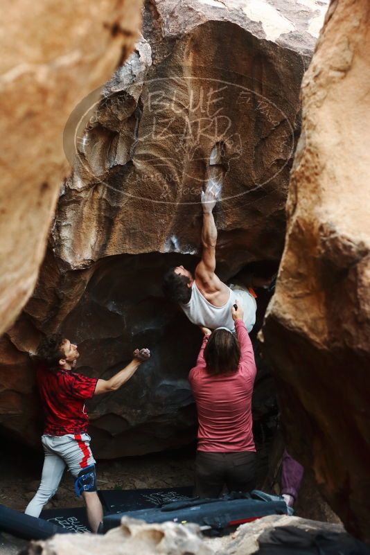 Bouldering in Hueco Tanks on 10/28/2019 with Blue Lizard Climbing and Yoga

Filename: SRM_20191028_1315100.jpg
Aperture: f/3.2
Shutter Speed: 1/250
Body: Canon EOS-1D Mark II
Lens: Canon EF 50mm f/1.8 II