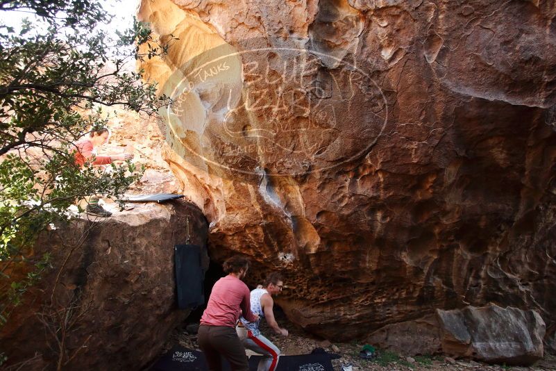 Bouldering in Hueco Tanks on 10/28/2019 with Blue Lizard Climbing and Yoga
Filename: SRM_20191028_1453360.jpg
Aperture: f/4.5
Shutter Speed: 1/250
Body: Canon EOS-1D Mark II
Lens: Canon EF 16-35mm f/2.8 L