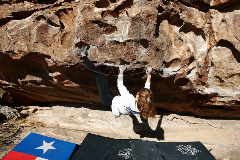 Bouldering in Hueco Tanks on 10/26/2019 with Blue Lizard Climbing and Yoga

Filename: SRM_20191026_1028070.jpg
Aperture: f/5.6
Shutter Speed: 1/1250
Body: Canon EOS-1D Mark II
Lens: Canon EF 16-35mm f/2.8 L