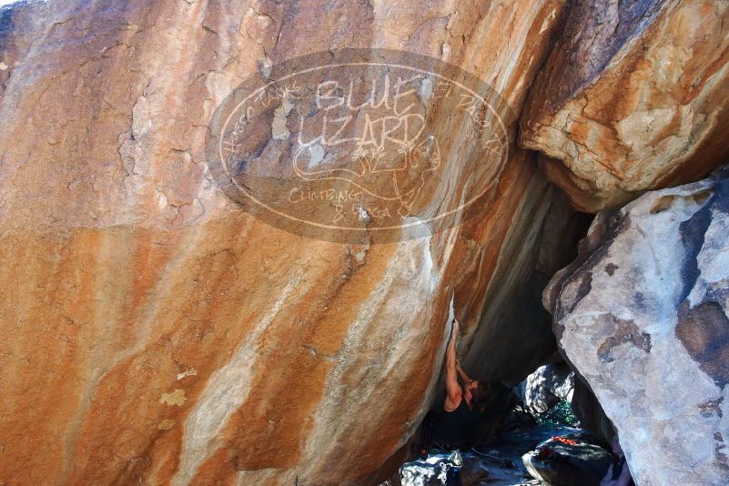 Bouldering in Hueco Tanks on 10/26/2019 with Blue Lizard Climbing and Yoga

Filename: SRM_20191026_1622220.jpg
Aperture: f/5.6
Shutter Speed: 1/250
Body: Canon EOS-1D Mark II
Lens: Canon EF 16-35mm f/2.8 L