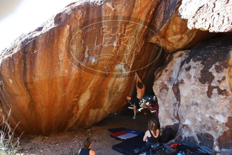 Bouldering in Hueco Tanks on 10/26/2019 with Blue Lizard Climbing and Yoga

Filename: SRM_20191026_1648220.jpg
Aperture: f/5.6
Shutter Speed: 1/250
Body: Canon EOS-1D Mark II
Lens: Canon EF 16-35mm f/2.8 L