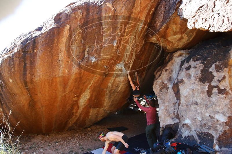 Bouldering in Hueco Tanks on 10/26/2019 with Blue Lizard Climbing and Yoga

Filename: SRM_20191026_1653070.jpg
Aperture: f/5.6
Shutter Speed: 1/250
Body: Canon EOS-1D Mark II
Lens: Canon EF 16-35mm f/2.8 L