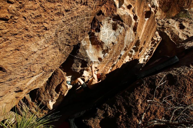 Bouldering in Hueco Tanks on 10/26/2019 with Blue Lizard Climbing and Yoga
Filename: SRM_20191026_1705390.jpg
Aperture: f/8.0
Shutter Speed: 1/250
Body: Canon EOS-1D Mark II
Lens: Canon EF 16-35mm f/2.8 L