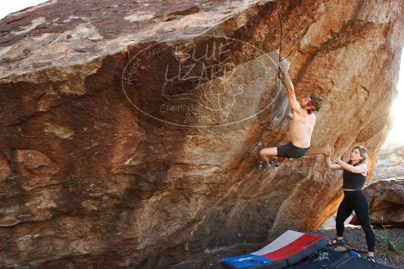 Bouldering in Hueco Tanks on 10/26/2019 with Blue Lizard Climbing and Yoga

Filename: SRM_20191026_1731280.jpg
Aperture: f/5.6
Shutter Speed: 1/160
Body: Canon EOS-1D Mark II
Lens: Canon EF 16-35mm f/2.8 L