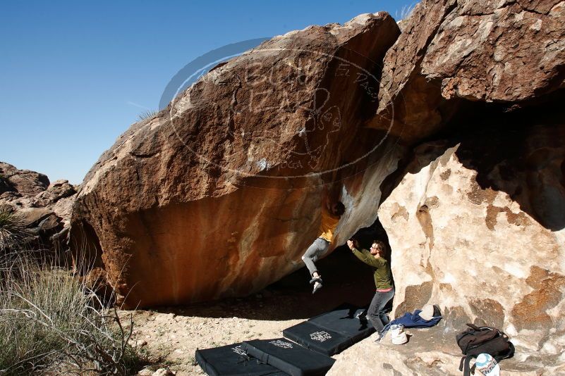 Bouldering in Hueco Tanks on 10/29/2019 with Blue Lizard Climbing and Yoga

Filename: SRM_20191029_1236511.jpg
Aperture: f/8.0
Shutter Speed: 1/250
Body: Canon EOS-1D Mark II
Lens: Canon EF 16-35mm f/2.8 L