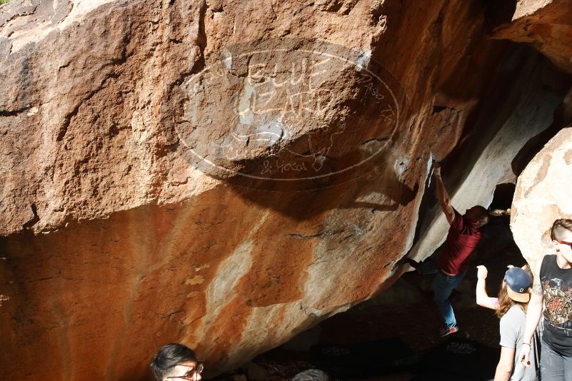 Bouldering in Hueco Tanks on 11/09/2019 with Blue Lizard Climbing and Yoga

Filename: SRM_20191109_1211170.jpg
Aperture: f/8.0
Shutter Speed: 1/250
Body: Canon EOS-1D Mark II
Lens: Canon EF 16-35mm f/2.8 L