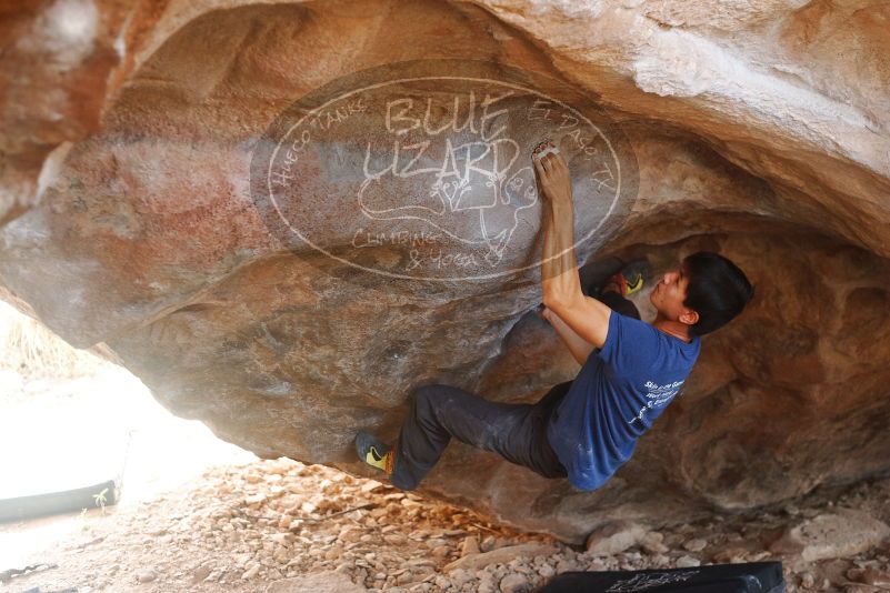 Bouldering in Hueco Tanks on 11/09/2019 with Blue Lizard Climbing and Yoga
Filename: SRM_20191109_1250100.jpg
Aperture: f/2.8
Shutter Speed: 1/320
Body: Canon EOS-1D Mark II
Lens: Canon EF 50mm f/1.8 II