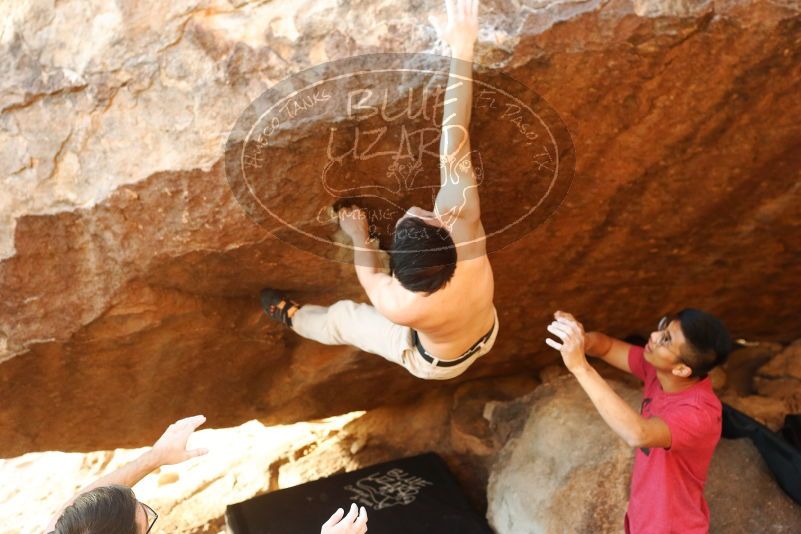 Bouldering in Hueco Tanks on 11/09/2019 with Blue Lizard Climbing and Yoga

Filename: SRM_20191109_1739130.jpg
Aperture: f/4.0
Shutter Speed: 1/250
Body: Canon EOS-1D Mark II
Lens: Canon EF 50mm f/1.8 II