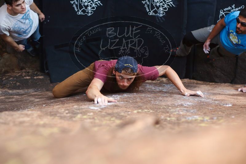 Bouldering in Hueco Tanks on 11/10/2019 with Blue Lizard Climbing and Yoga

Filename: SRM_20191110_1135110.jpg
Aperture: f/2.5
Shutter Speed: 1/320
Body: Canon EOS-1D Mark II
Lens: Canon EF 50mm f/1.8 II