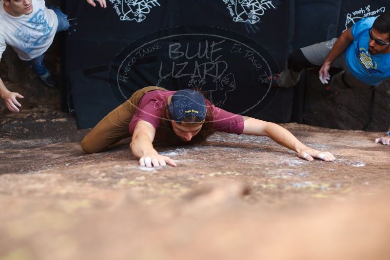 Bouldering in Hueco Tanks on 11/10/2019 with Blue Lizard Climbing and Yoga

Filename: SRM_20191110_1135160.jpg
Aperture: f/2.5
Shutter Speed: 1/320
Body: Canon EOS-1D Mark II
Lens: Canon EF 50mm f/1.8 II