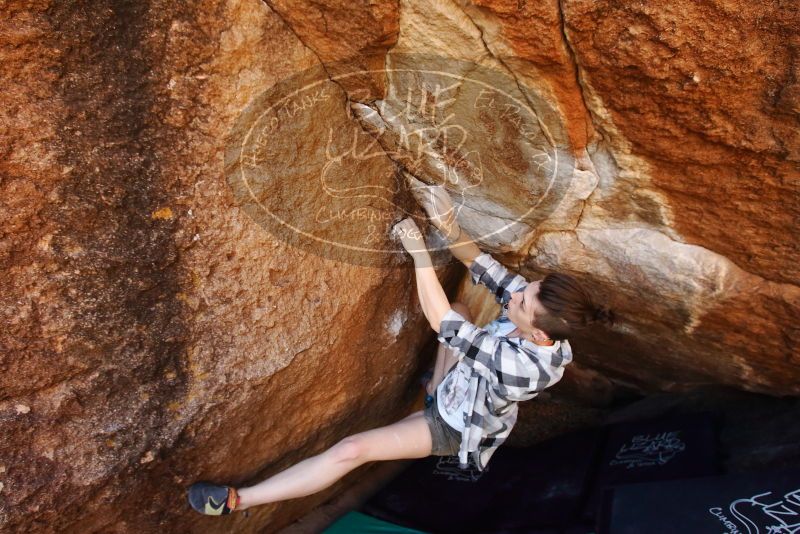 Bouldering in Hueco Tanks on 11/10/2019 with Blue Lizard Climbing and Yoga

Filename: SRM_20191110_1200430.jpg
Aperture: f/5.6
Shutter Speed: 1/320
Body: Canon EOS-1D Mark II
Lens: Canon EF 16-35mm f/2.8 L