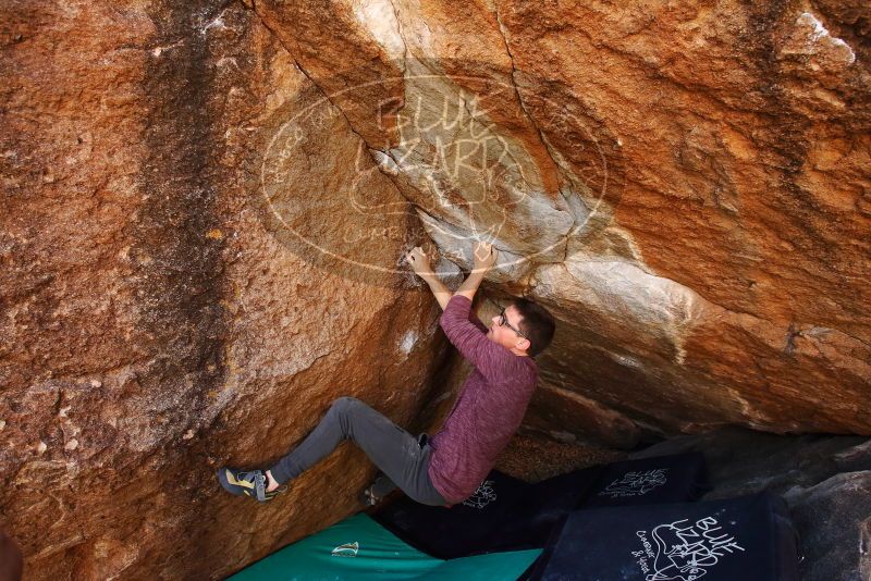 Bouldering in Hueco Tanks on 11/10/2019 with Blue Lizard Climbing and Yoga

Filename: SRM_20191110_1230340.jpg
Aperture: f/5.6
Shutter Speed: 1/250
Body: Canon EOS-1D Mark II
Lens: Canon EF 16-35mm f/2.8 L