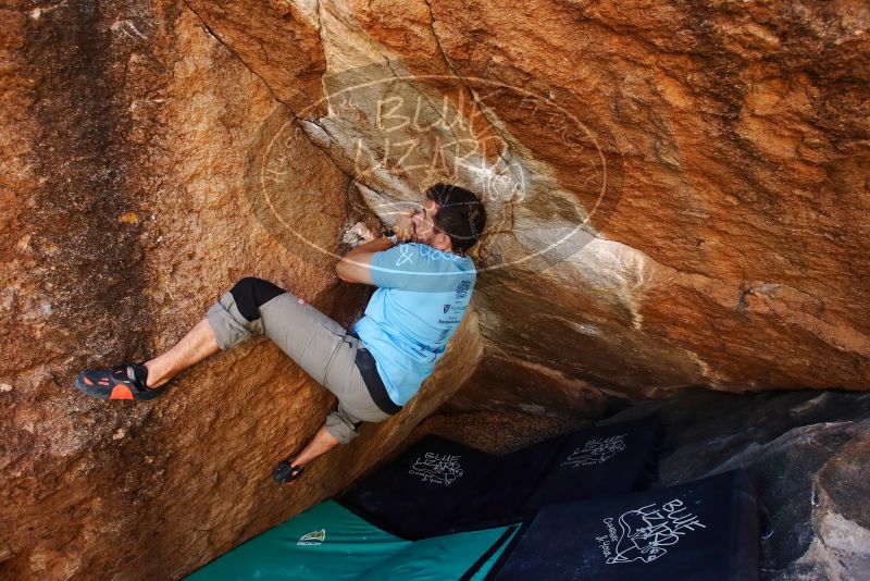 Bouldering in Hueco Tanks on 11/10/2019 with Blue Lizard Climbing and Yoga

Filename: SRM_20191110_1248540.jpg
Aperture: f/5.6
Shutter Speed: 1/250
Body: Canon EOS-1D Mark II
Lens: Canon EF 16-35mm f/2.8 L