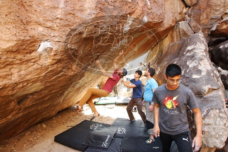 Bouldering in Hueco Tanks on 11/10/2019 with Blue Lizard Climbing and Yoga
Filename: SRM_20191110_1455200.jpg
Aperture: f/4.0
Shutter Speed: 1/250
Body: Canon EOS-1D Mark II
Lens: Canon EF 16-35mm f/2.8 L