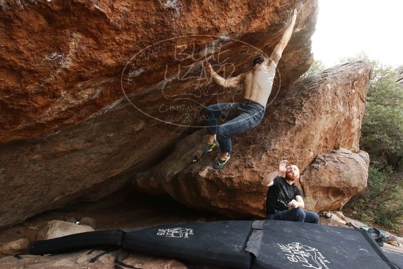 Bouldering in Hueco Tanks on 11/17/2019 with Blue Lizard Climbing and Yoga

Filename: SRM_20191117_1403010.jpg
Aperture: f/8.0
Shutter Speed: 1/250
Body: Canon EOS-1D Mark II
Lens: Canon EF 16-35mm f/2.8 L
